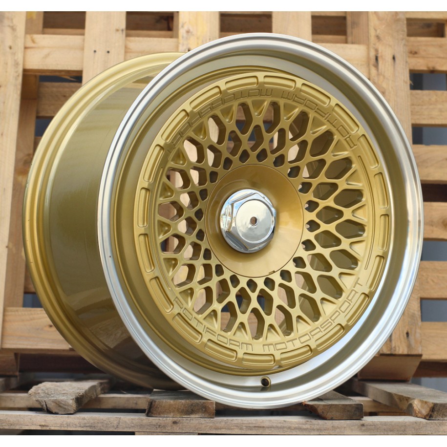 R18x8.5  10X112/120  ET  30  72.6  1308B  Bronze+Polished Lip (YYPL)  For RACIN  (Z4)  (ROTIFORM MOTOSPORT Style Rear+Front)