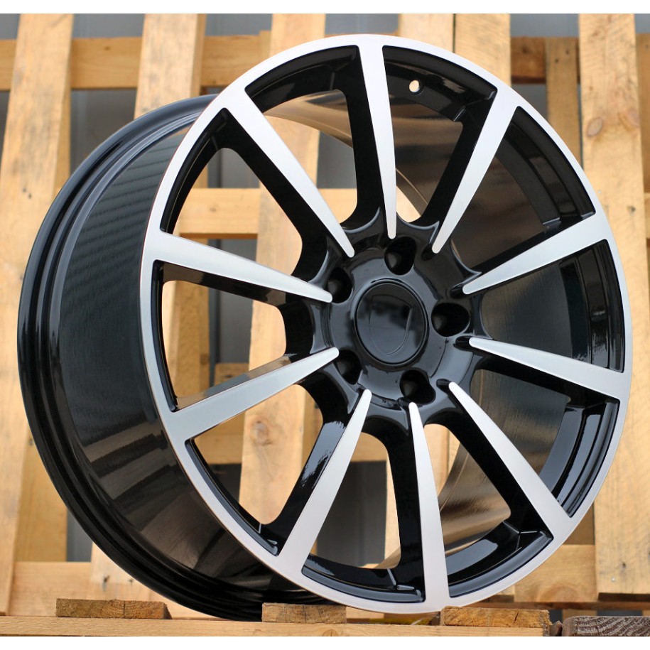 R20x9.5  5X130  ET  45  71.5  1067  Black Polished (MB)  For PORCH  (P)  (Rear+Front)