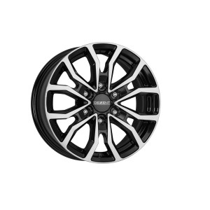 Dezent KC dark Black/polished 7,5x18 6x139.7 ET45 CB93,1 60° 1150 kg TKCFDBP45
