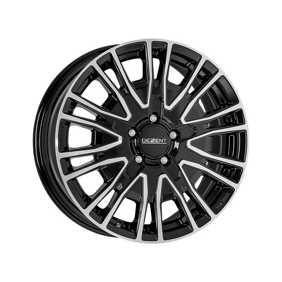 Dezent KE dark Black/polished 6,5x16 5x114.3 ET48 CB66,1 60° 1200 kg TKEZ0BP48