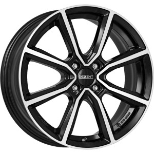 Dezent TN dark Black/polished 7x17 4x100 ET37 CB60,1 60° 630 kg TTNY2BP37E