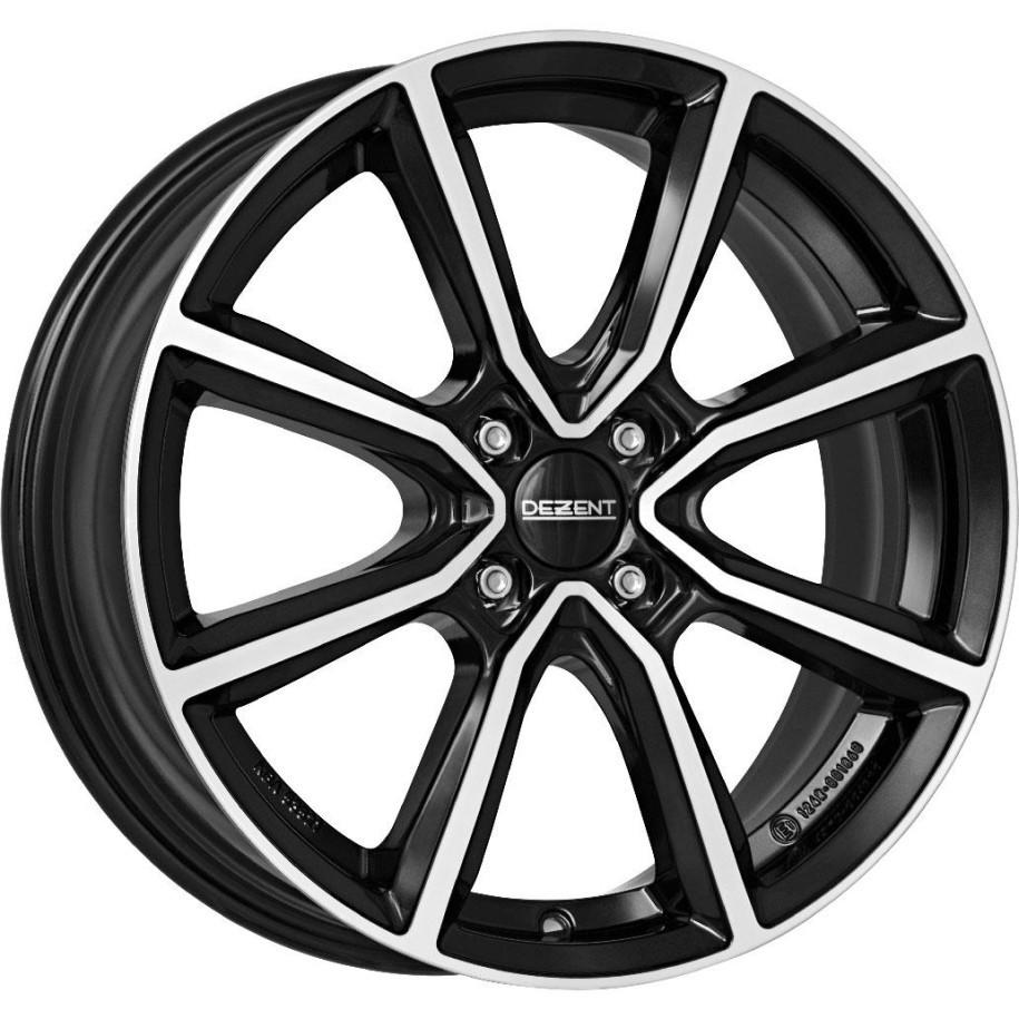Dezent TN dark Black/polished 7x17 4x100 ET37 CB60,1 60° 630 kg TTNY2BP37E