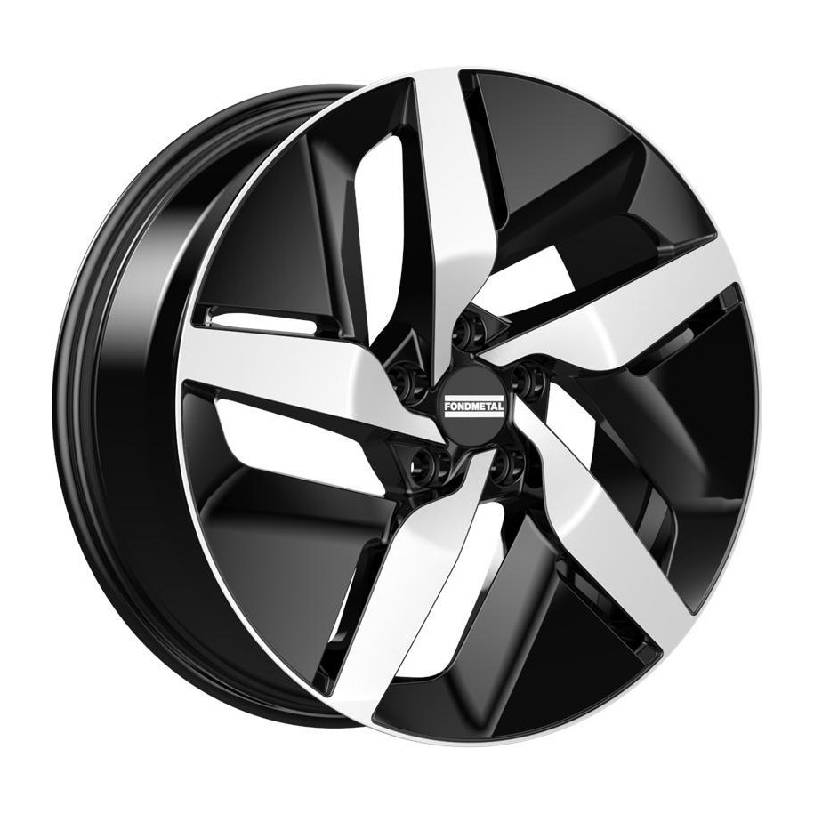 Fondmetal E-Joule Glossy Black Machined 9x20 5x112 ET28 CB66,6 60° 1050 kg RF18675