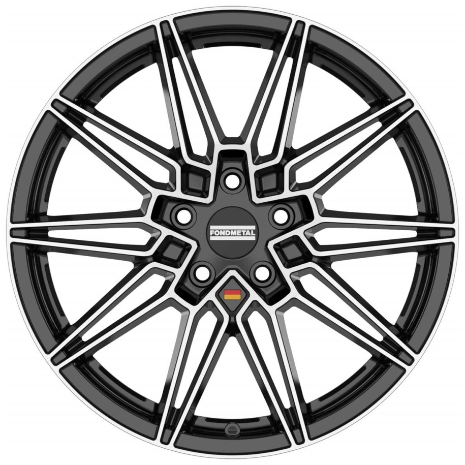 Fondmetal Thoe Glossy Black Machined 8x19 5x120 ET29 CB72,6 60° 775 kg RF18202