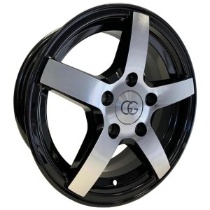 GG Trailer Black Polished 5,5x14 4x100 ET30 CB57.1 60° 950 kg 298197