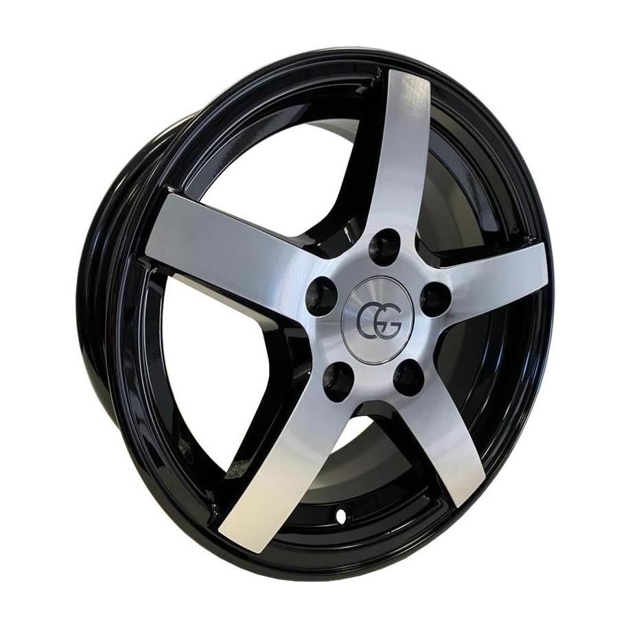 GG Trailer Black Polished 5,5x14 4x100 ET30 CB57.1 60° 950 kg 298197