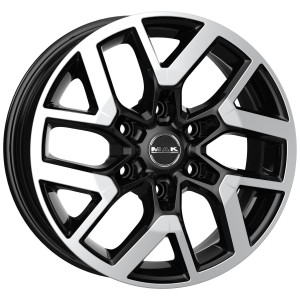 MAK Gravel Black Mirror 7x17 6x120 ET50 CB74,5 60° 1215 kg F7070GRBM50TR