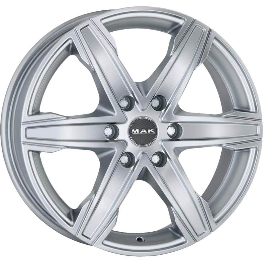 MAK King 6 Silver 8x18 6x130 ET50 CB84.1 60° 1215 kg F80806KSI50M3