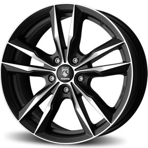 Reds Fast Matt Black polished 6,5x16 5x114.3 ET40 CB72,3 60° 620 kg WFAE65640514E