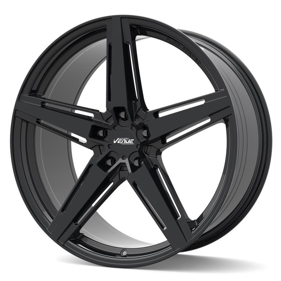 Venue Nord5 Gloss Black 8,5x20 5x112 ET33 CB66.6 60° 800 kg VN58520511233666GBL