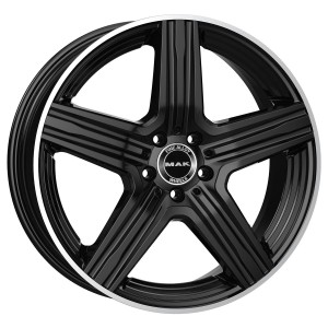 MAK Lewis Gloss Black Mirror Ring 10x21 5x112 ET44 CB66,6 (Long Bolt) R14 1050 kg F1021EWGL44WS3Y