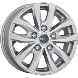 MAK Load 5 Silver 6,5x16 5x120 ET50 CB65,1 R14 1050 kg F65605DSI50IGX