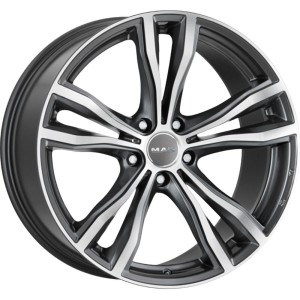 MAK X-Mode Gun Met-Mirror Face 9,5x21 5x112 ET37 CB66,6 60° 1020 kg F9521XMQM37WS1X