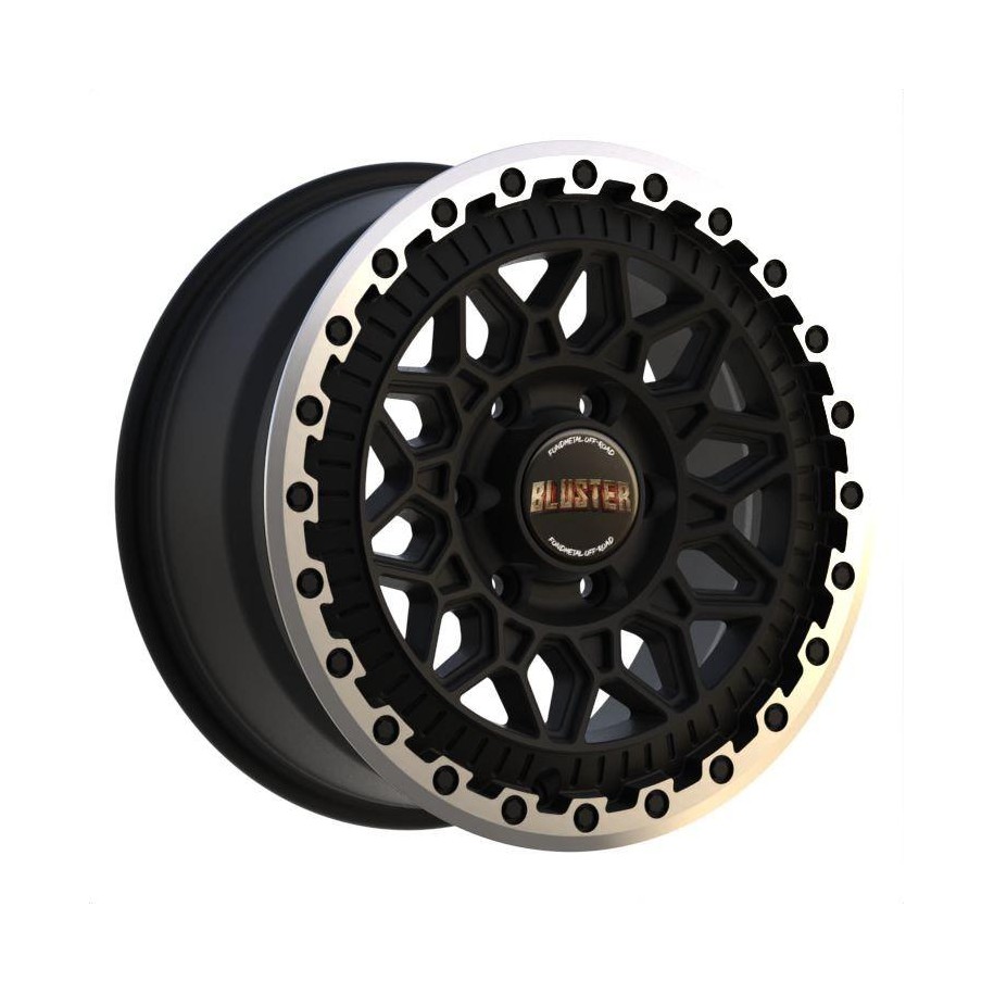 Fondmetal Bluster Matt Black Machined Lip 8,5x17 6x130 ET40 CB84,1 R14 1250 kg RF19391