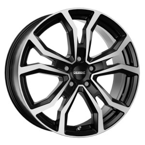 Dezent TV dark Black/polished 7x17 5x108 ET46 CB65,1 Flat 1050 kg TTVYHBP46E