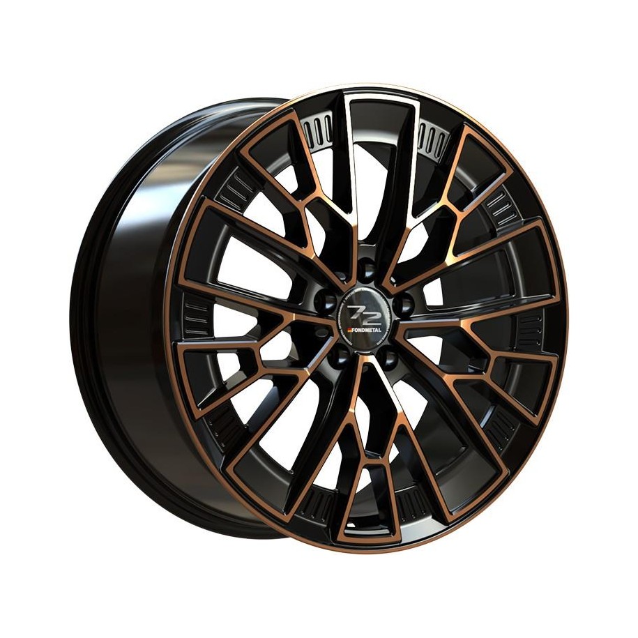 Fondmetal 1972 Black Clearcoat Matt Bronze Machined 11x21 5x112 ET39 CB66,6 60° 1050 kg RF19203