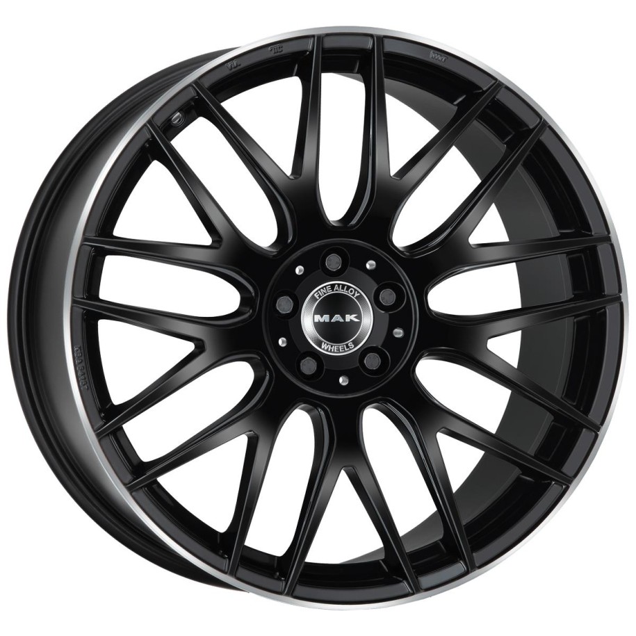 MAK Arrow-D Gloss Black Mirror Ring 11x21 5x112 ET49 CB66,6 (Long Bolt) R14 1020 kg F1121WDGL49WS4Y