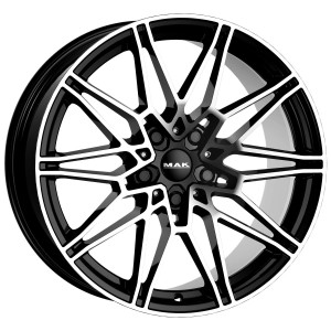 MAK Koenig-D Black Mirror 10,5x20 5x112 ET43 CB66,6 60° 900 kg F0520KRBM43WS3X