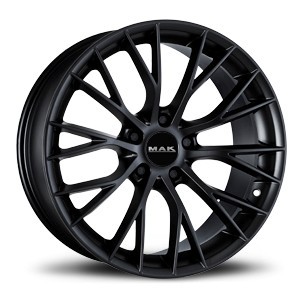MAK Munchen Matt Black 9,5x19 5x120 ET18 CB72,6 60° 735 kg F9590MUMB18NB