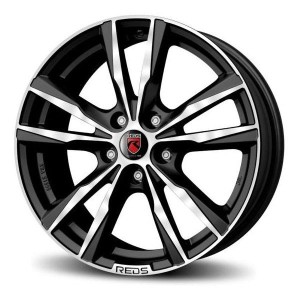 Reds K2 HD Matt Black polished 7,5x17 5x112 ET45 CB72.3 60° 700 kg WKHE75745512