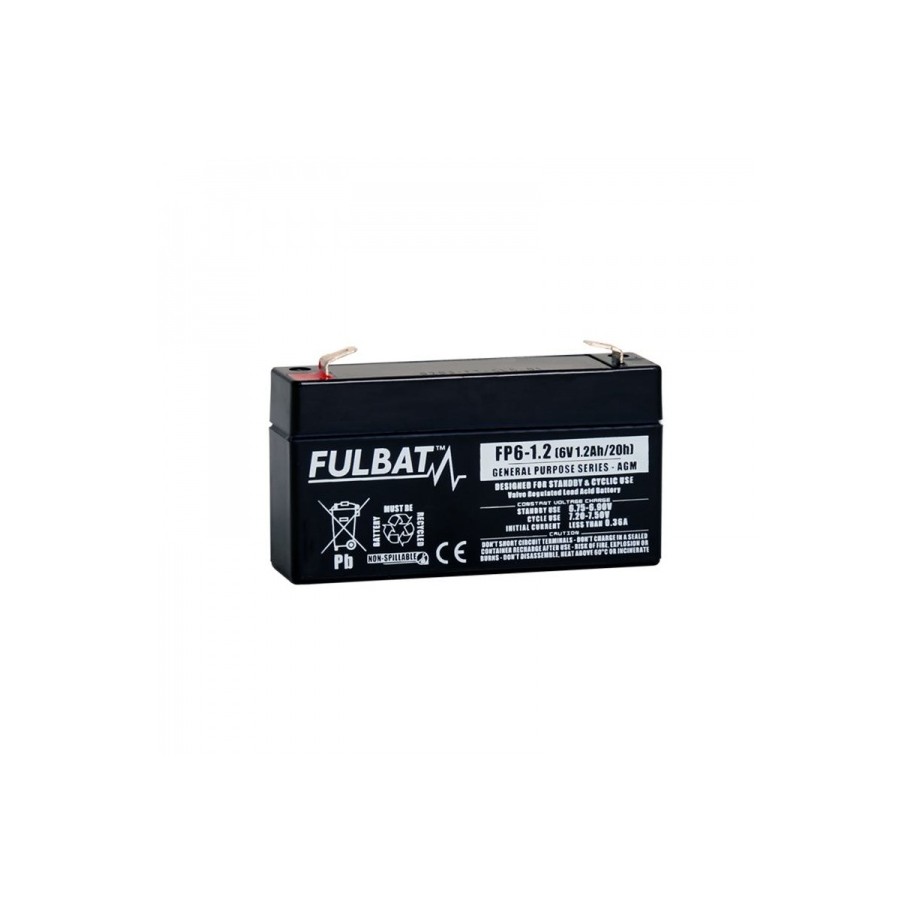 Akumuliatorius 1.2 Ah 6V AGM