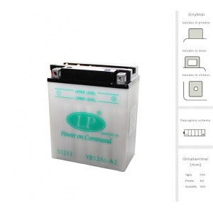 Akumuliatorius 12 Ah 150A EN 12V
