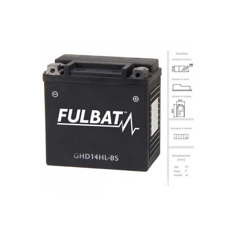 FULBAT 12V padangos