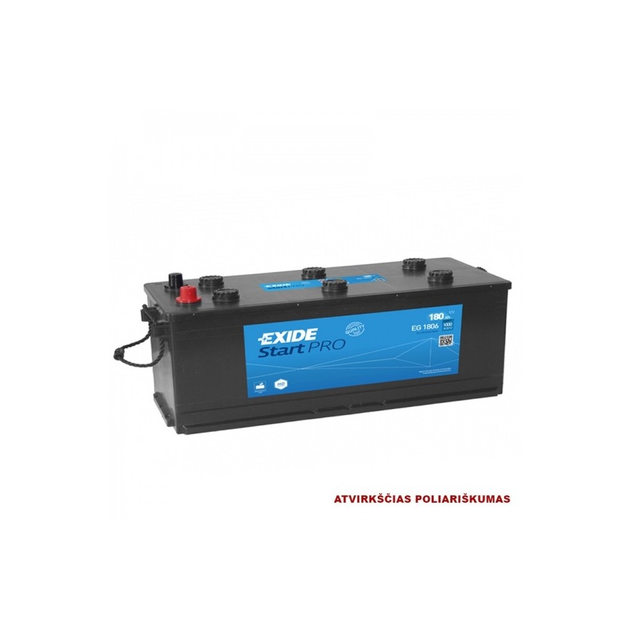 Akumuliatorius 180 Ah 1000 A EN 12V