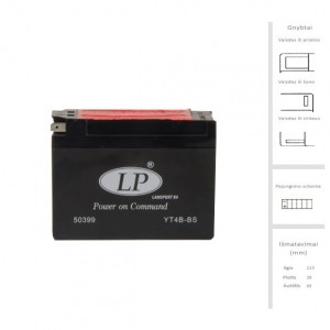 Akumuliatorius 2.3 Ah 40A EN 12V