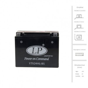 Akumuliatorius 21 Ah 330A EN 12V