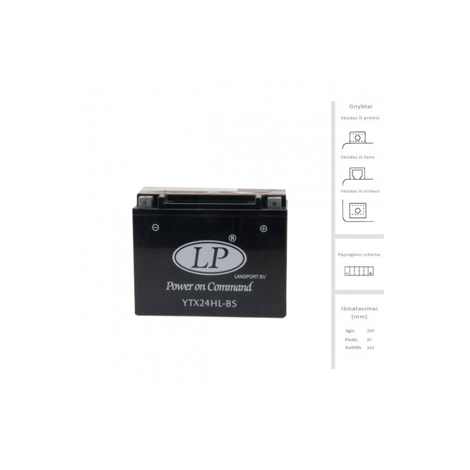 Akumuliatorius 21 Ah 330A EN 12V