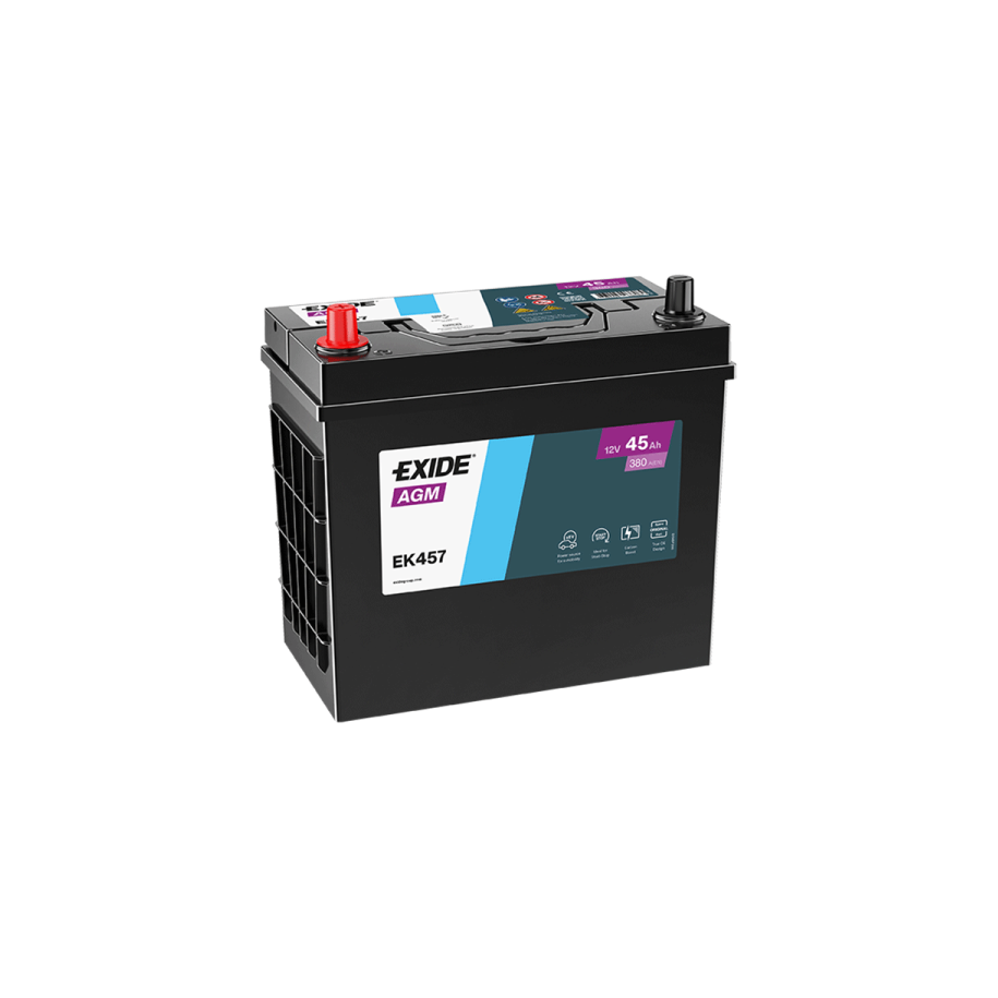Akumuliatorius 45 Ah 380 A EN 12V AGM