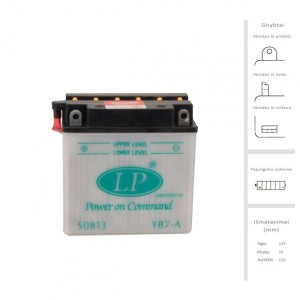 Akumuliatorius 8 Ah 110A EN 12V