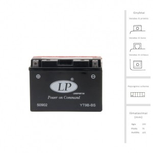 Akumuliatorius 8 Ah 115 A EN 12V