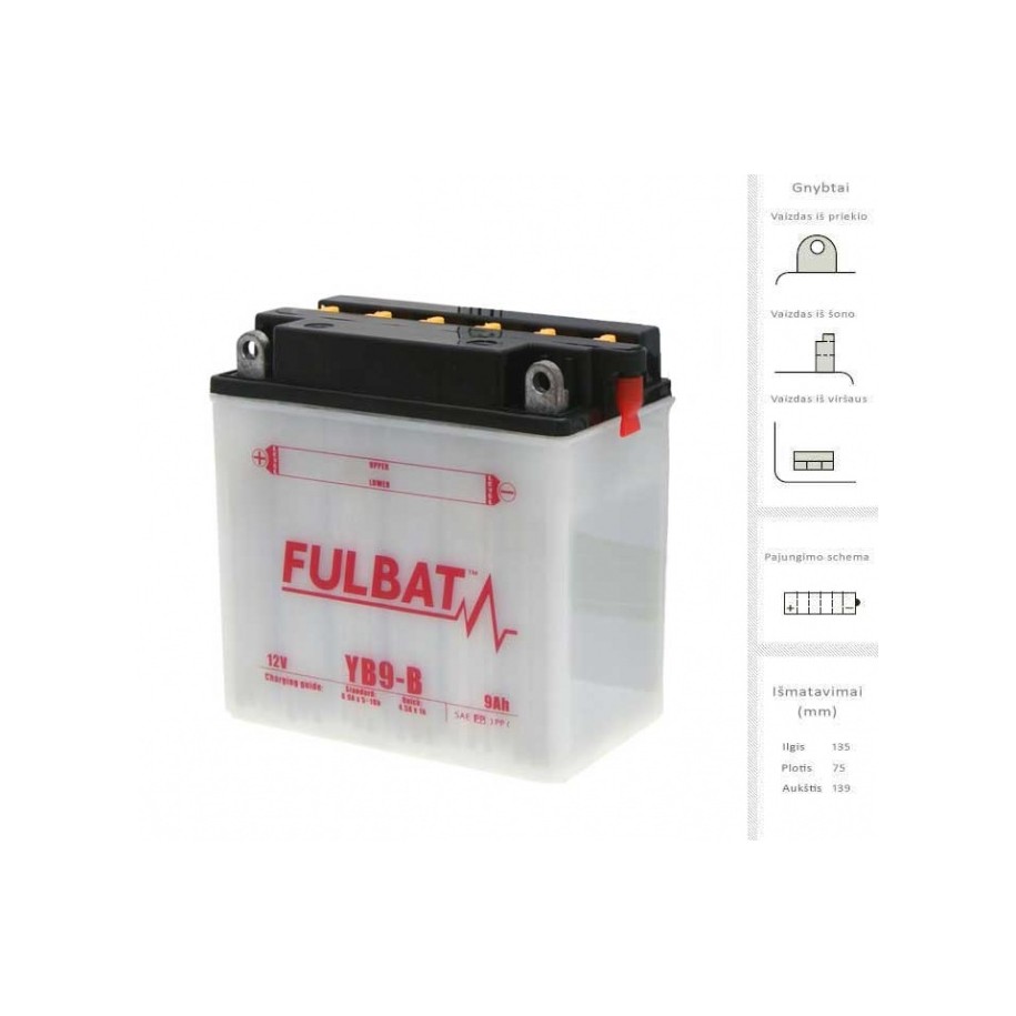FULBAT 12V padangos