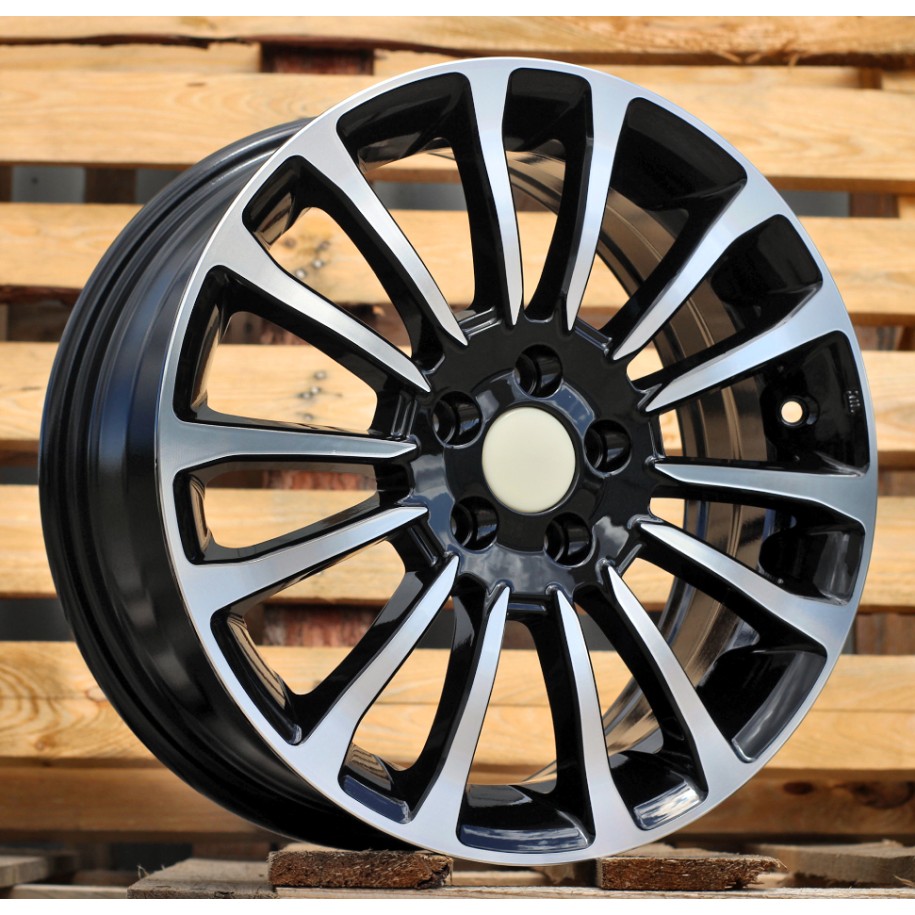 R17x7  5X98  ET  41  58.1  Y1204  Black Polished (MB)  For FIAT  (D4)