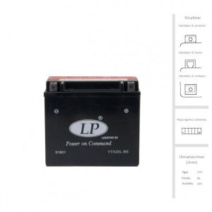 Akumuliatorius 18 Ah 240A EN 12V