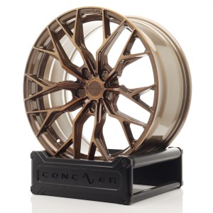 Concaver Premium Forged Rolling Wheel Stand Black